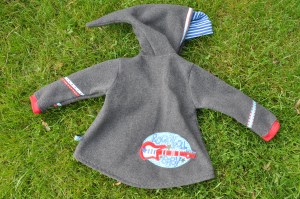 Fleecejacke Rock'n Roll hinten