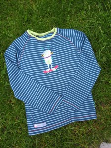 Shirt mit Skatermonster Ping