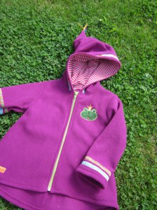 Fleecejacke mit dem Froschkönig