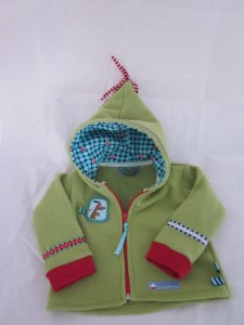 Fleecebabyjacke vorne