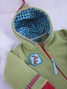 Fleecejacke mit dem Pilotenhund, mal wieder ;-)