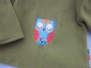 Babyjacke mit Eule
