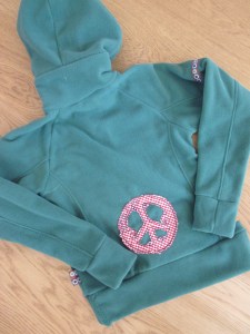 Fleecejacke Anna hinten