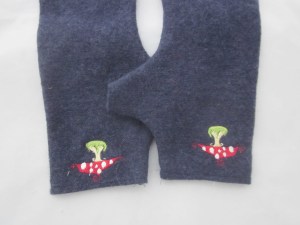 Stulpen marine mit Fliegenpilz