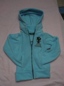 Fleecejacke hellblau