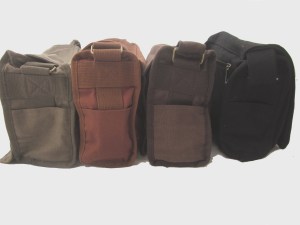 Kindergartentaschen Oliv-schokobraun-dunkelbraun-schwarz