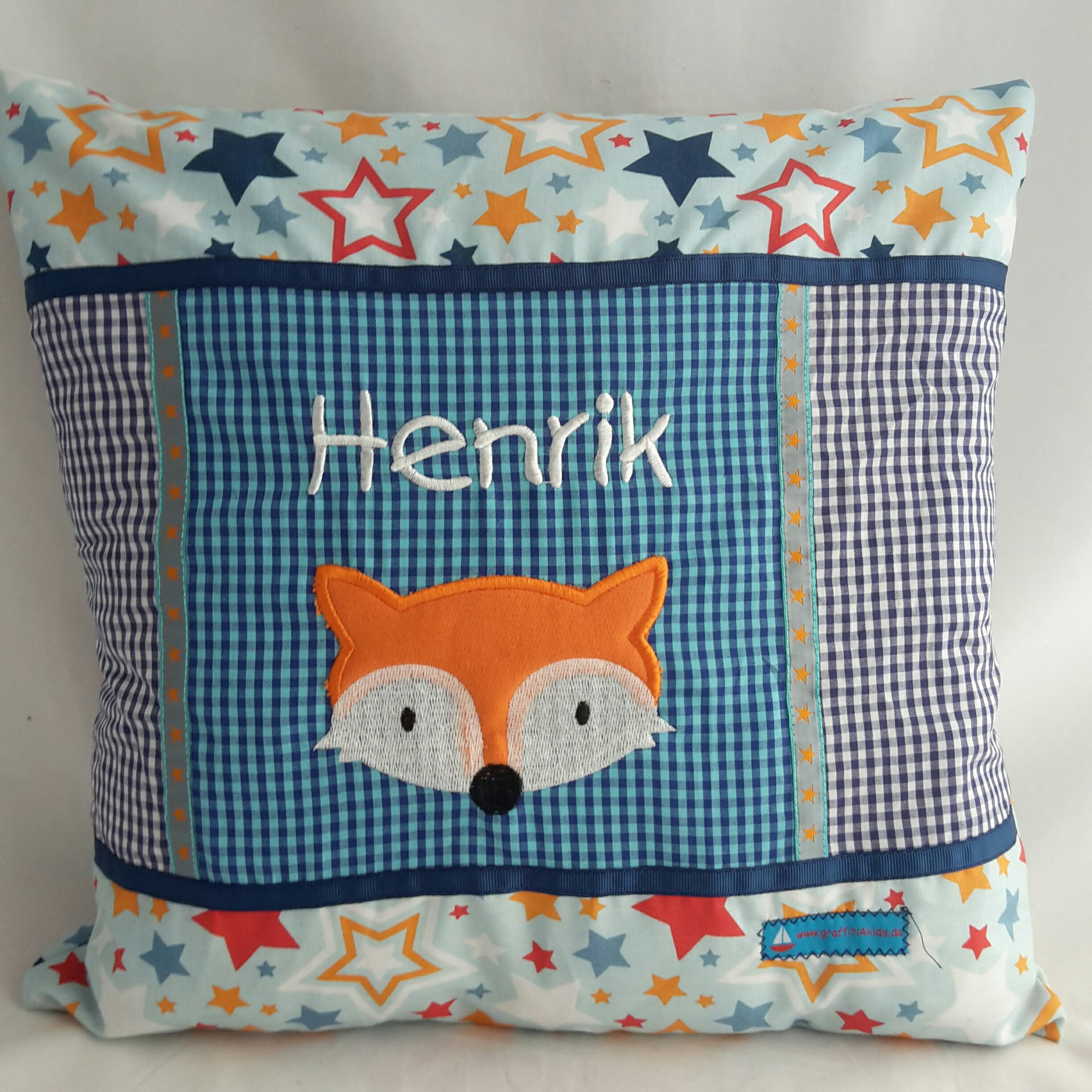 Kissen HENRIK Fuchs (Kunterbuntdesign/gutschigutschi)
