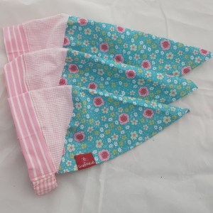 Kopftuch rosa-türkis