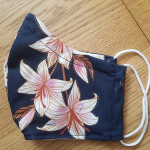 Damenmaske Blumen, Erlös für das Wolfgang Borchert Theater Münster