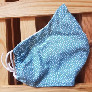 Damen Punkte hellblau