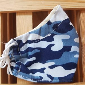 Kinder Camouflage blau