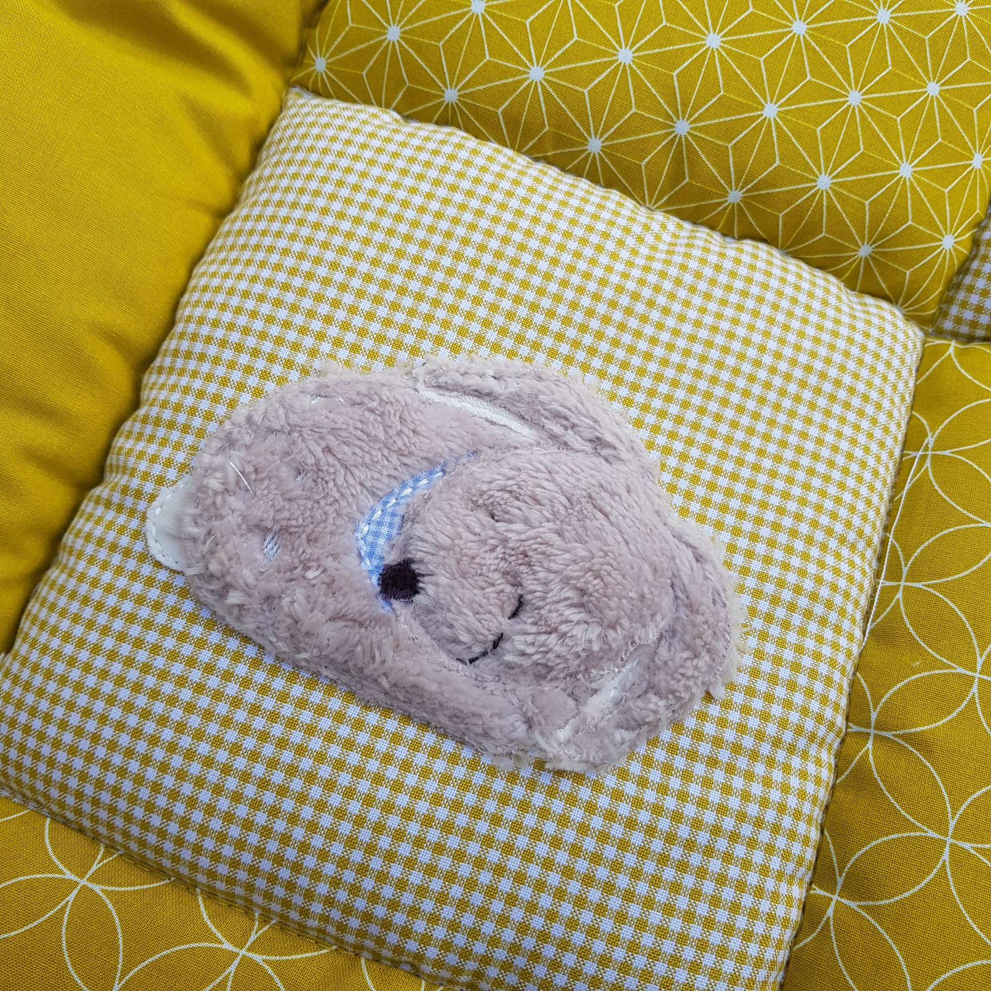 Krabbeldecke Gelb Hase