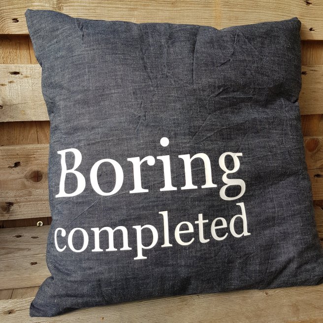 Boring completed Jeans