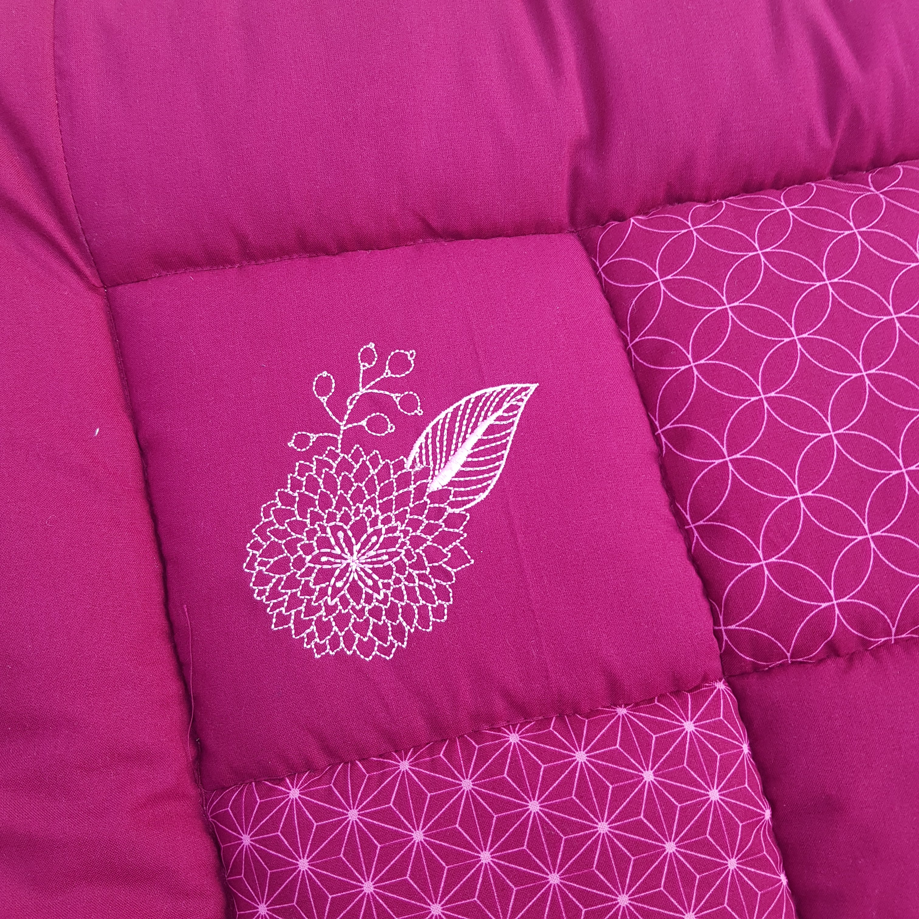 Krabbeldecke Mandalablumen