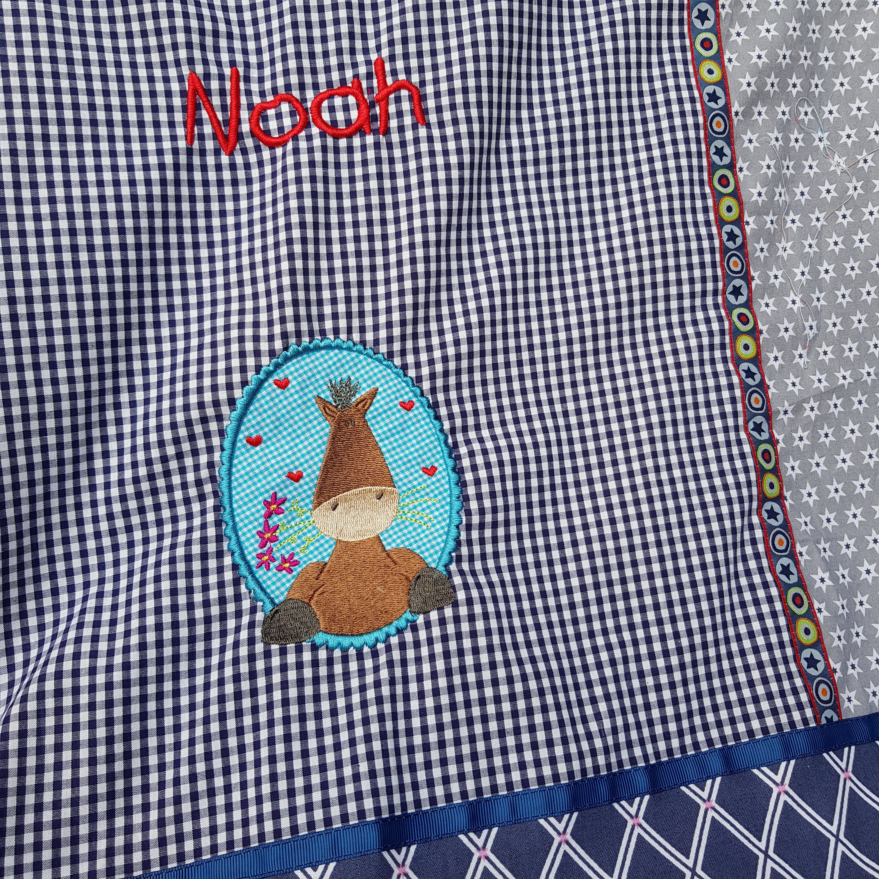 Einschlagdecke NOAH Sstickmotiv Herr Hotte (Black Sheep Company)