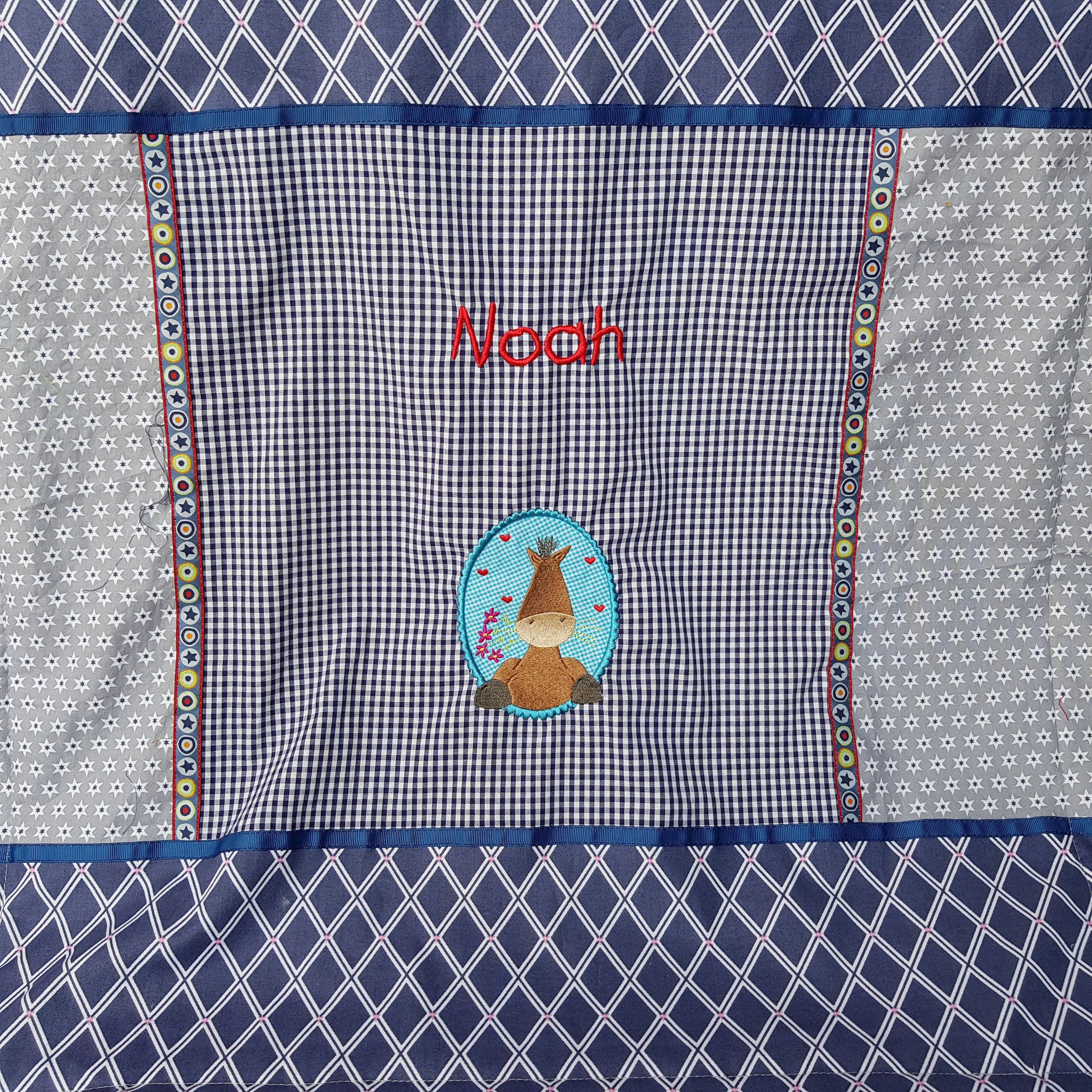 Einschlagdecke NOAH Sstickmotiv Herr Hotte (Black Sheep Company)