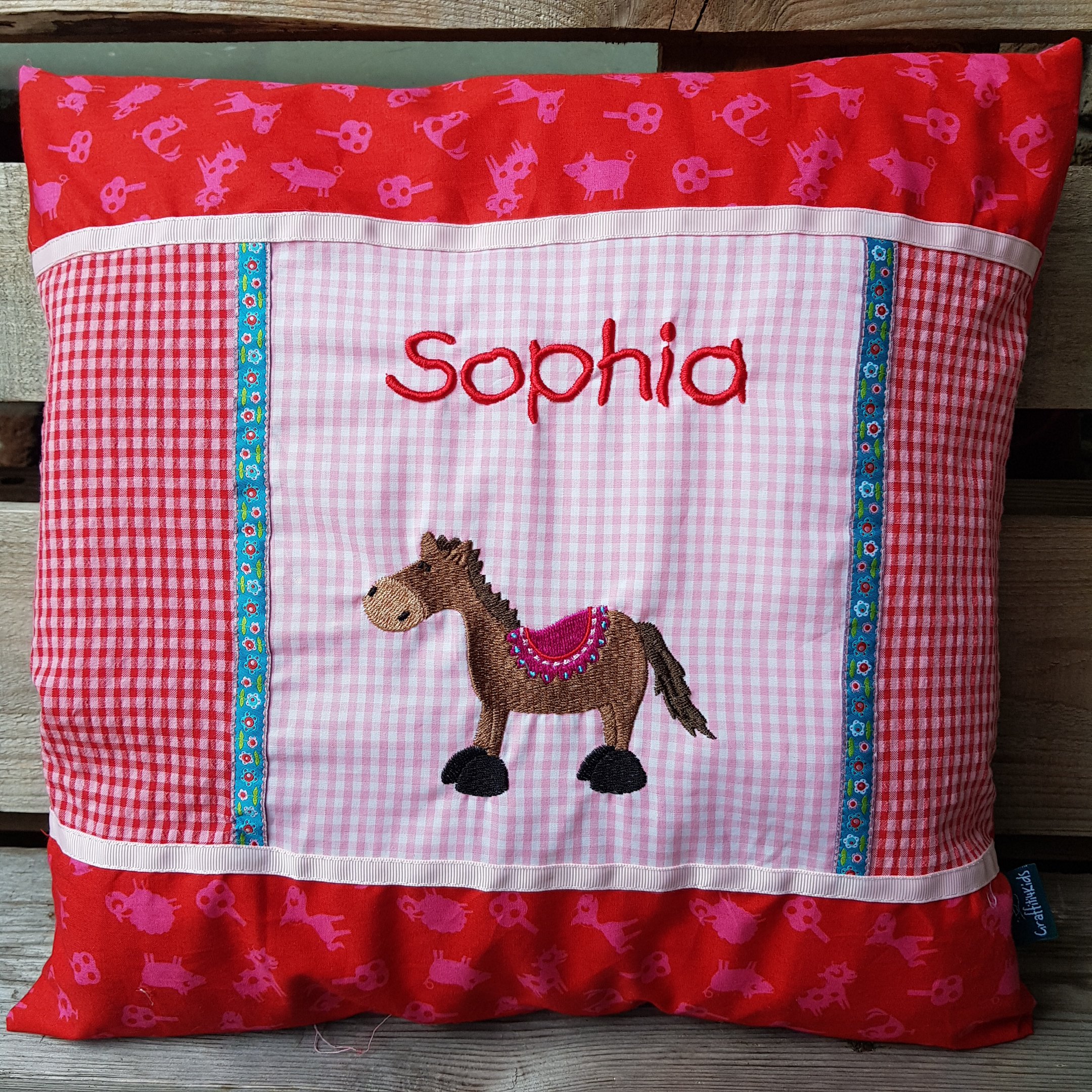 Kissen SOPHIA Pferd (Kunterbuntdesign/Black Sheep Company)
